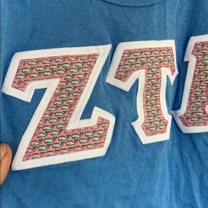 ZTA Letters Tank with Vineyard Vines Whale Print